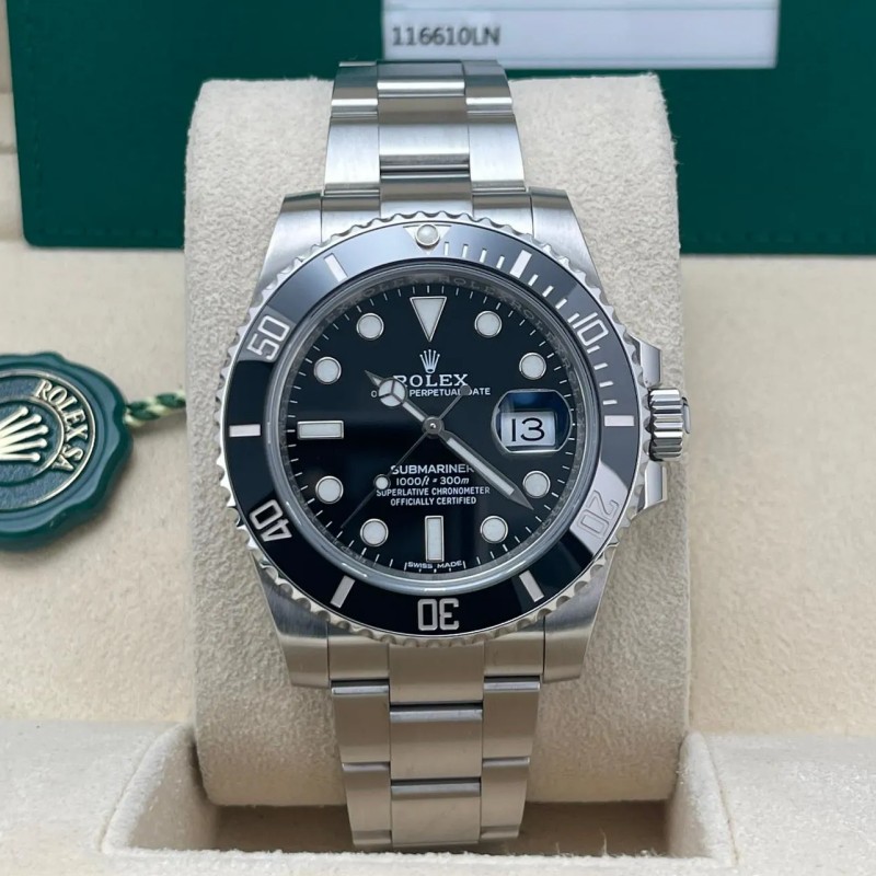Rolex Submariner Black Dial 116610 LN-40 MM - WatchesReplica.is