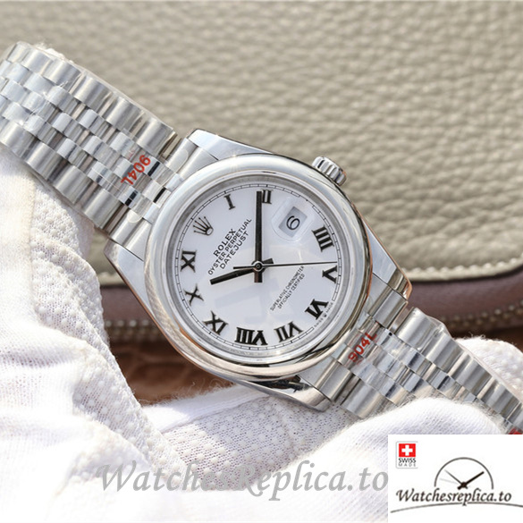 Swiss Rolex Datejust Replica 116200 Stainless steel strap 36MM - WatchesReplica.is