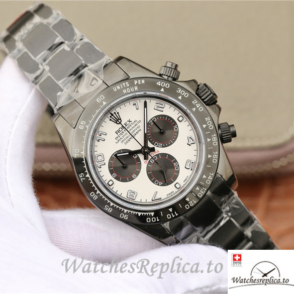 Swiss Rolex Daytona Replica 116598RBOW Stainless steel strap 40MM - WatchesReplica.is