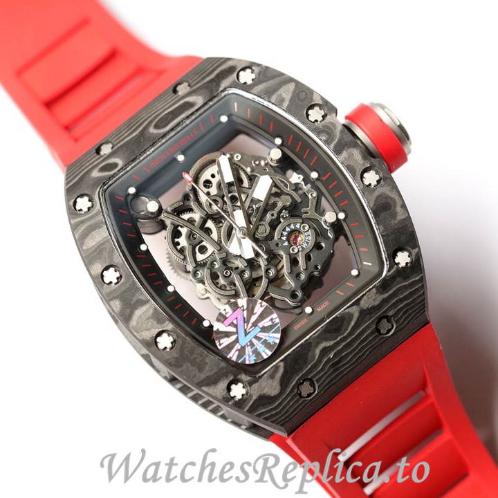 Richard Mille Replica RM055 Rubber strap 50MM - WatchesReplica.is