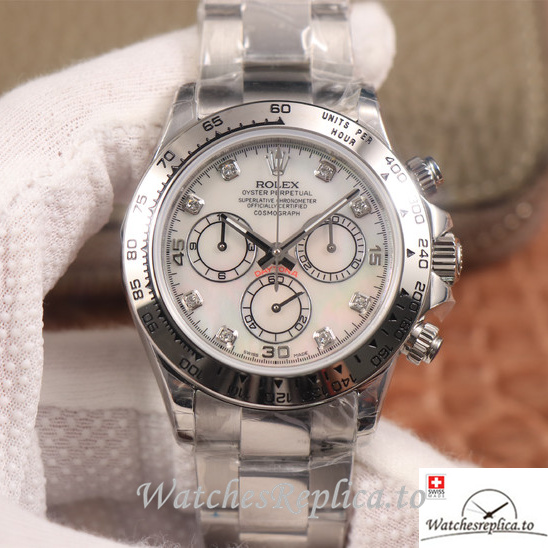 Swiss Rolex Daytona Replica 116509 Stainless steel strap 40MM - WatchesReplica.is