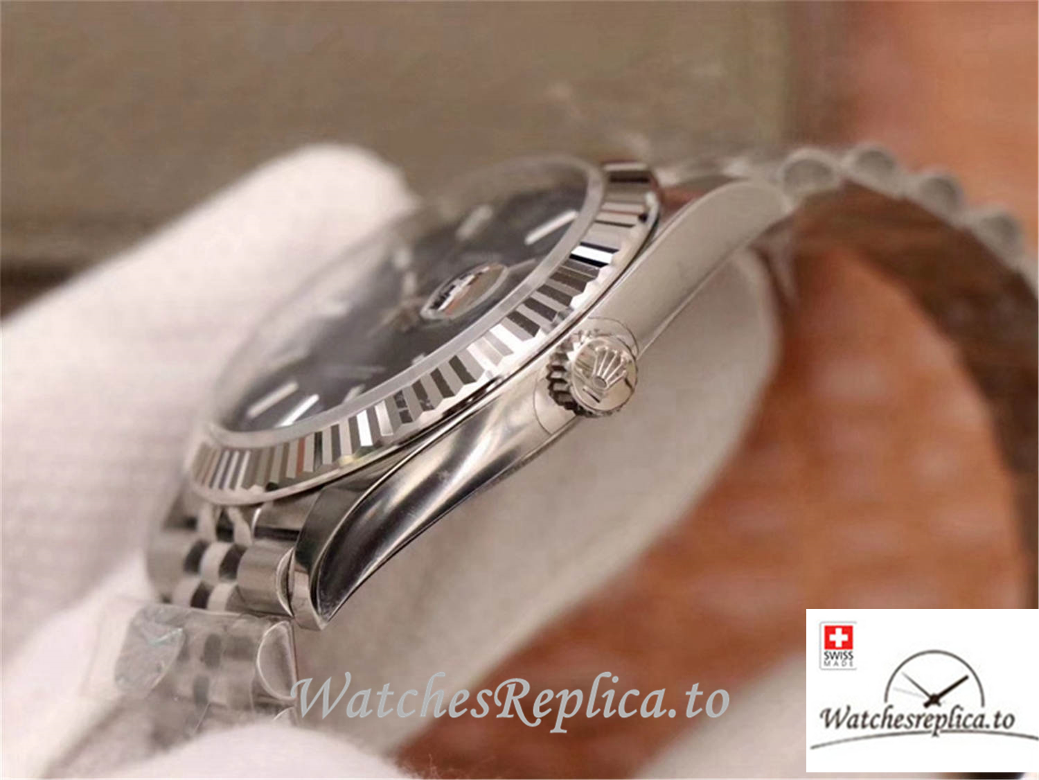 Swiss Rolex Datejust Replica 126334 001 Blue Dial 41MM - WatchesReplica.is
