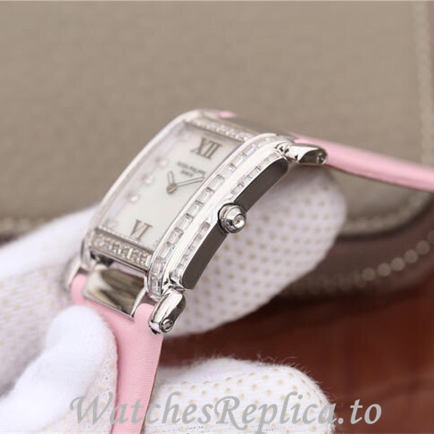 Patek Philippe Replica Twenty-4 Leather strap 30MM - WatchesReplica.is