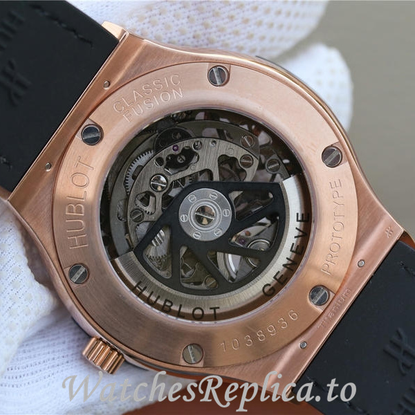 Hublot Replica HUBLOT Leather strap 42MM - WatchesReplica.is