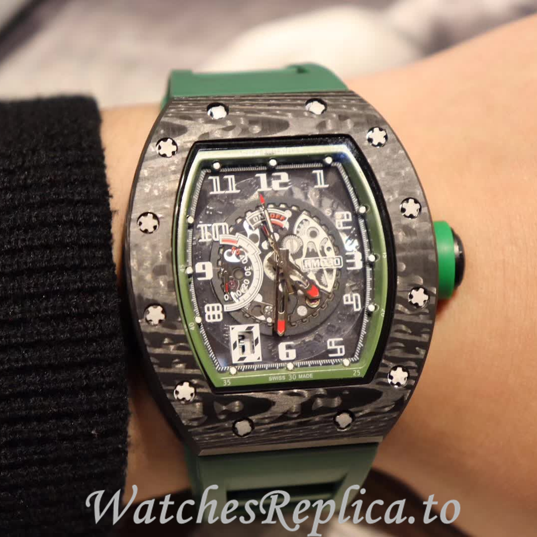 Richard Mille Replica RM030 Rubber strap 50MM - WatchesReplica.is