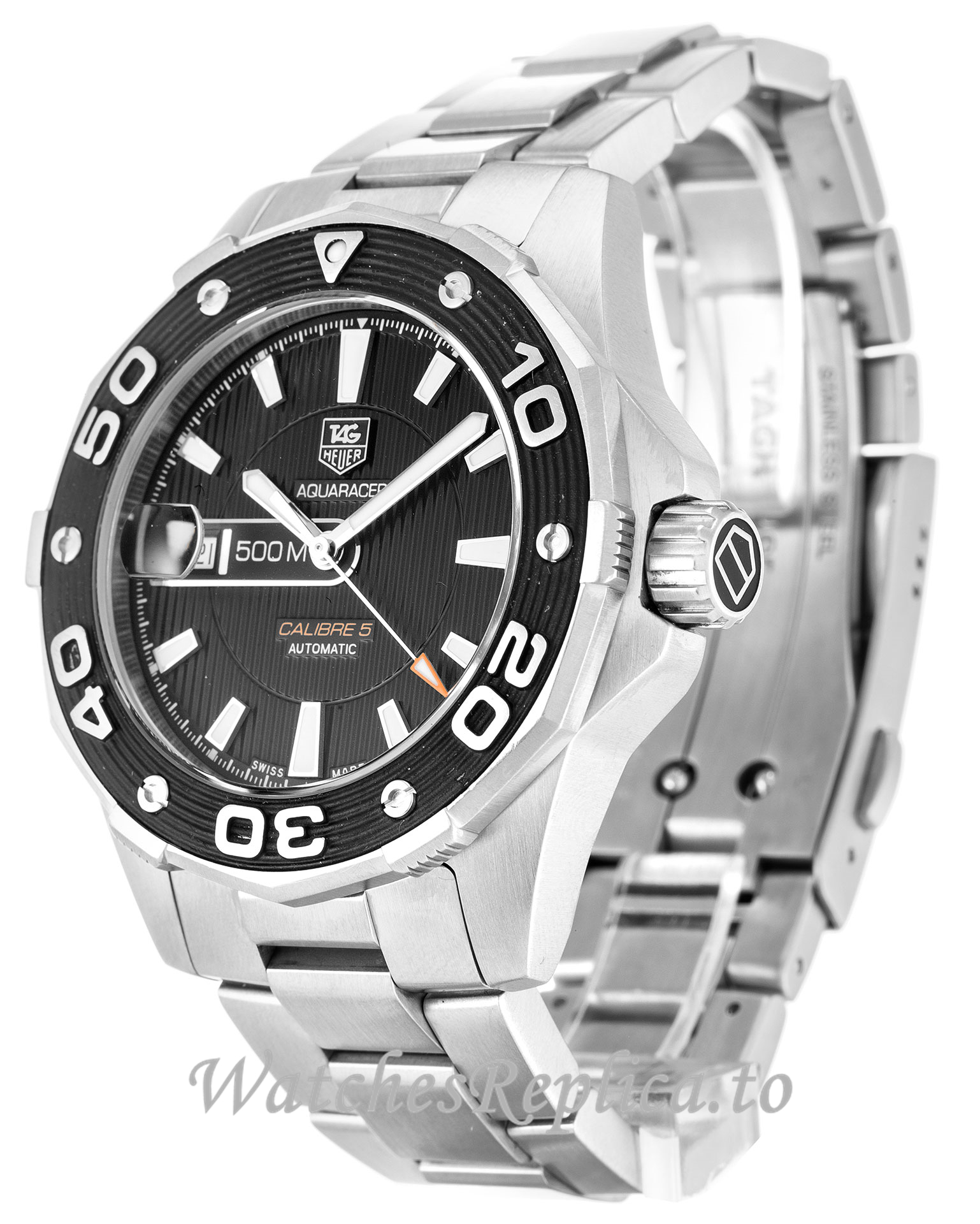 Tag Heuer Aquaracer Black Dial WAJ2110.BA0870 43 MM - WatchesReplica.is