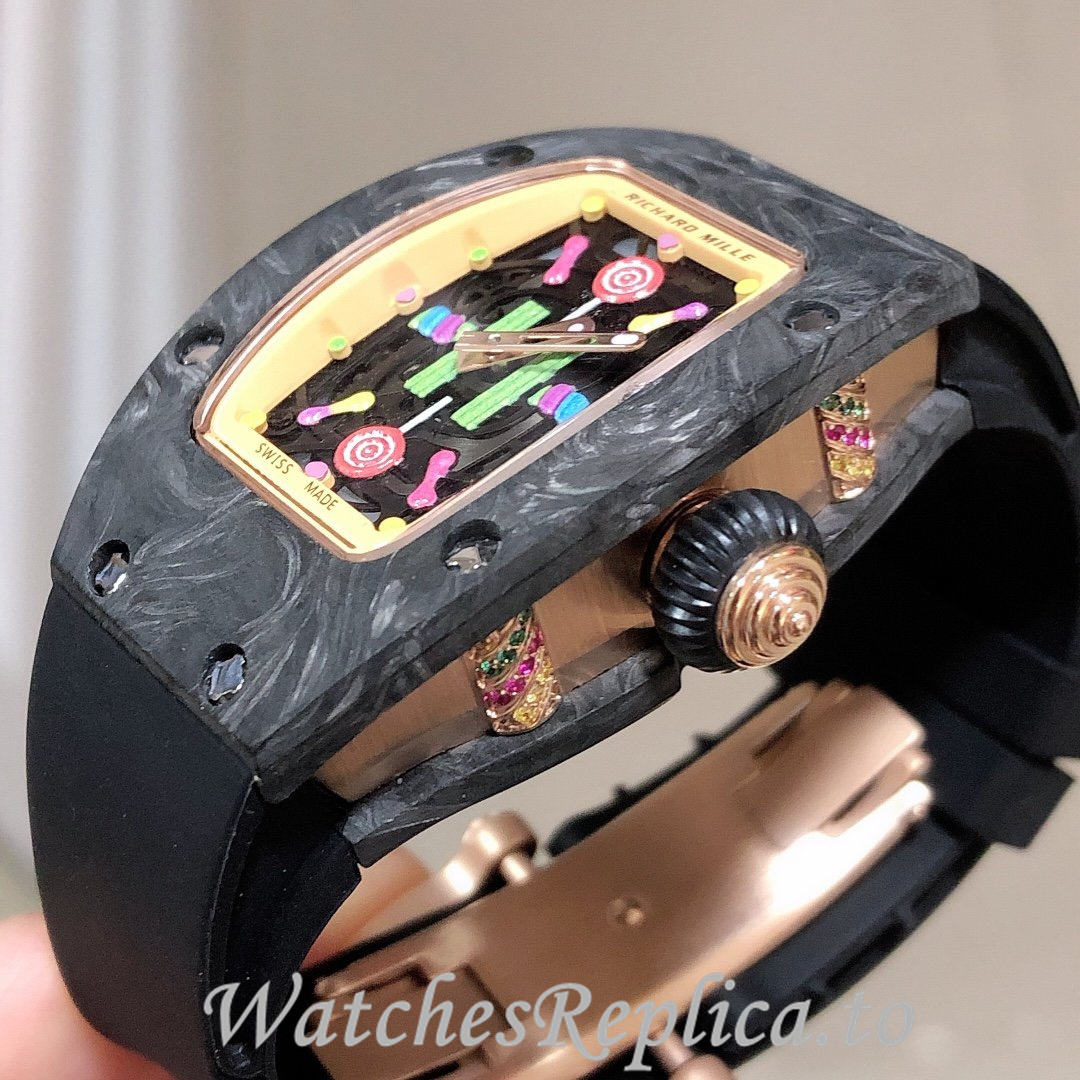 Richard Mille Replica RM37-01 Rubber strap 52.65x34.40MM - WatchesReplica.is