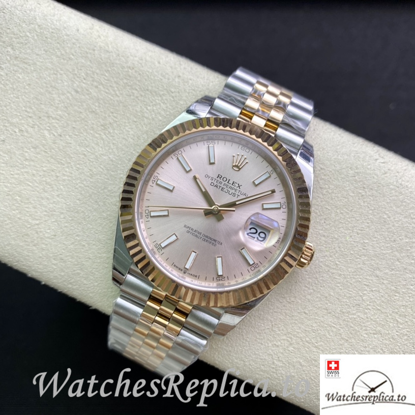 Swiss Rolex Datejust Replica 126333 Stainless steel strap 41MM - WatchesReplica.is