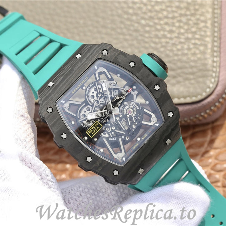 Richard Mille Replica RM035-02 Rubber strap 50MM - WatchesReplica.is