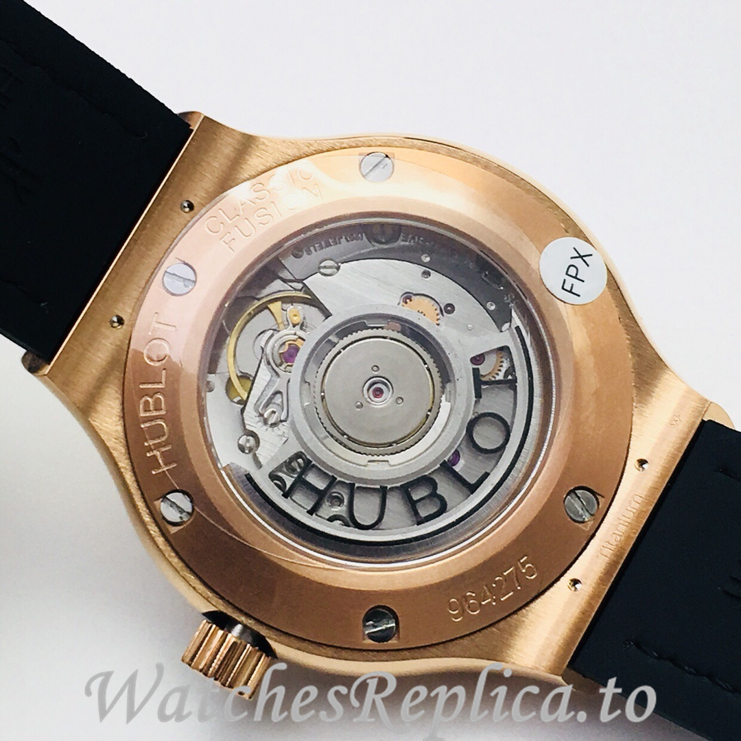 Hublot Replica Classic-Fusion-Series Leather strap 38MM - WatchesReplica.is