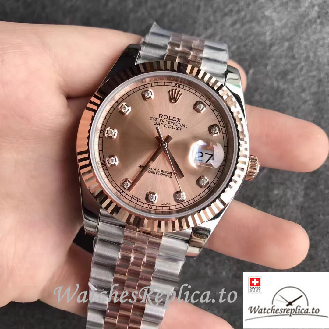Swiss Rolex Datejust Replica 126331 Stainless steel strap 41MM - WatchesReplica.is
