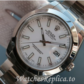 Swiss Rolex Datejust Replica 126333 Stainless steel strap 41MM - WatchesReplica.is
