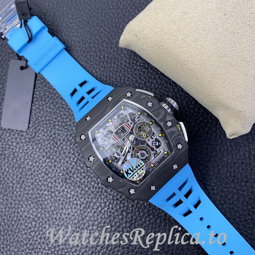 Richard Mille Replica RM-011 Rubber strap 50MM - WatchesReplica.is