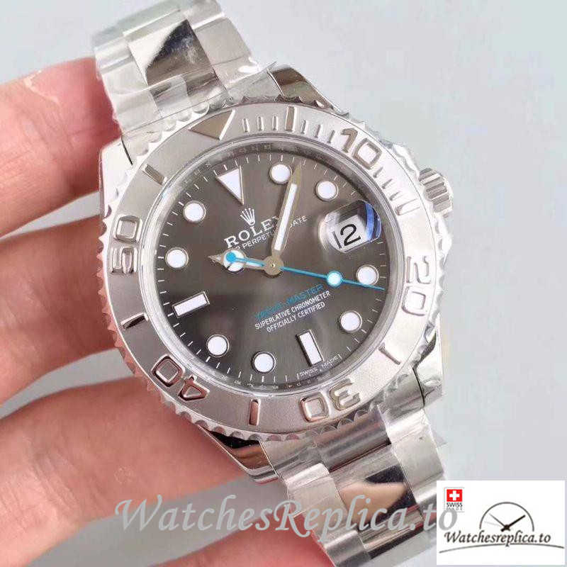 Rolex Yacht Master Replica 116622 Silver Bezel 40MM - WatchesReplica.is