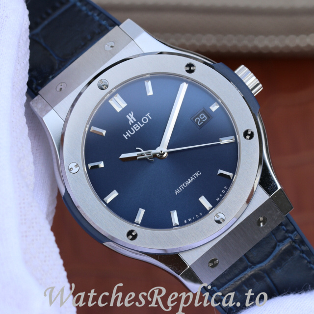 Hublot Replica 511.NX.1170.LR Leather strap 45MM - WatchesReplica.is