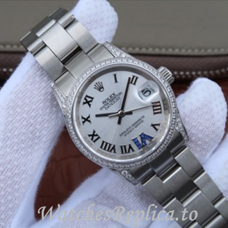 Swiss Rolex Datejust Replica 178383 Stainless steel strap 31MM - WatchesReplica.is