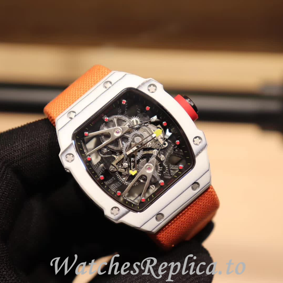 Richard Mille Replica RM27-02 Canvas strap 49MM - WatchesReplica.is