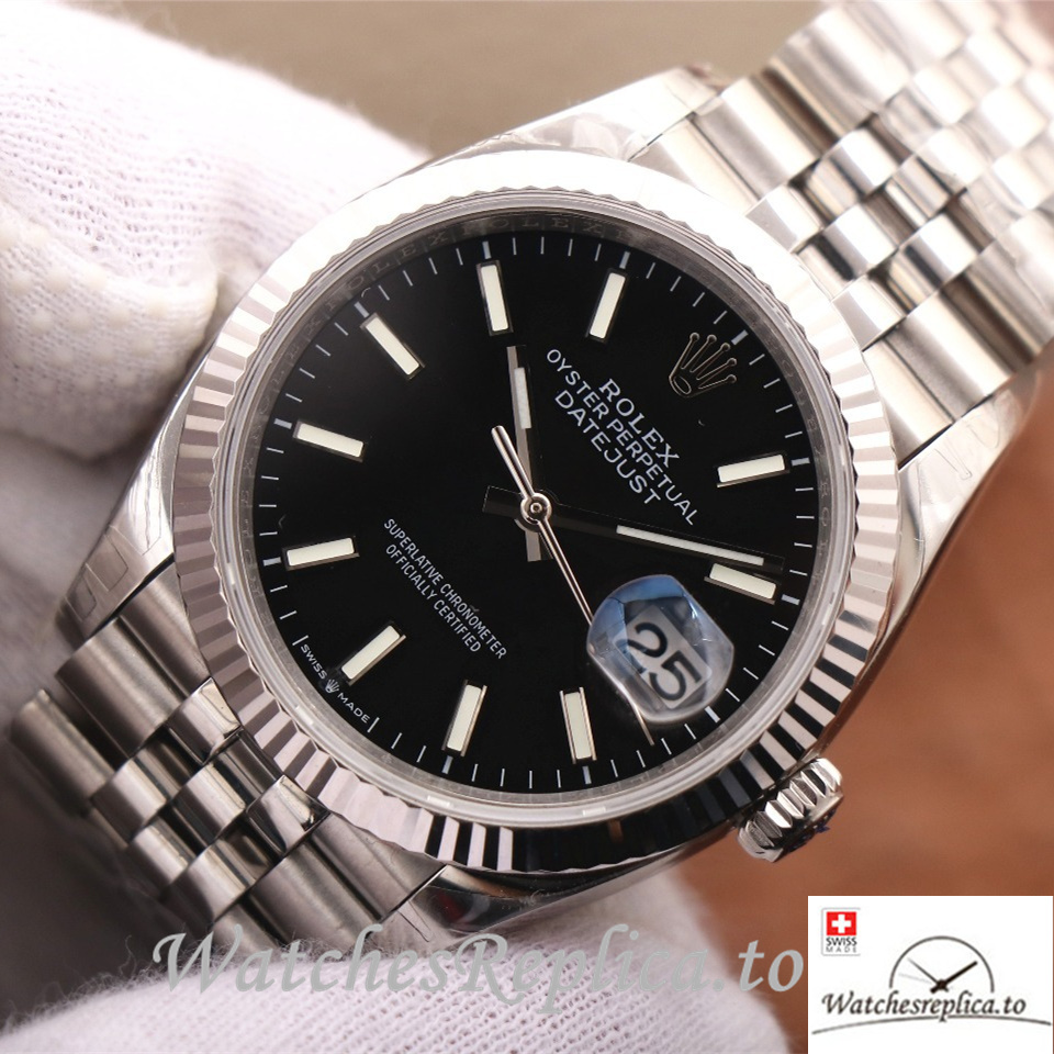 Swiss Rolex Datejust Replica 126233 Stainless steel strap 36MM - WatchesReplica.is