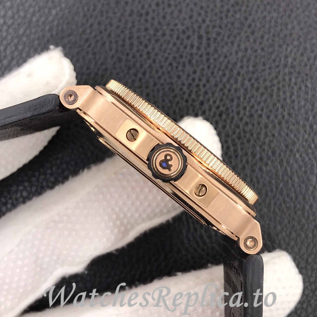 Bell Ross Replica BR 03 BR0392-D-G-BR/SCA Leather strap 42MM - WatchesReplica.is