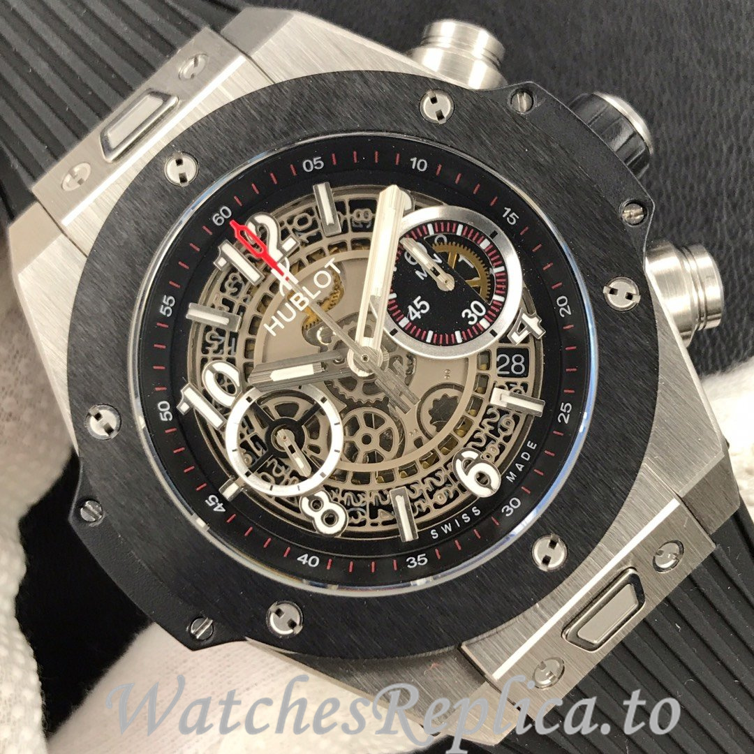Hublot Replica 411.NM.1170.RX Rubber strap 45MM - WatchesReplica.is