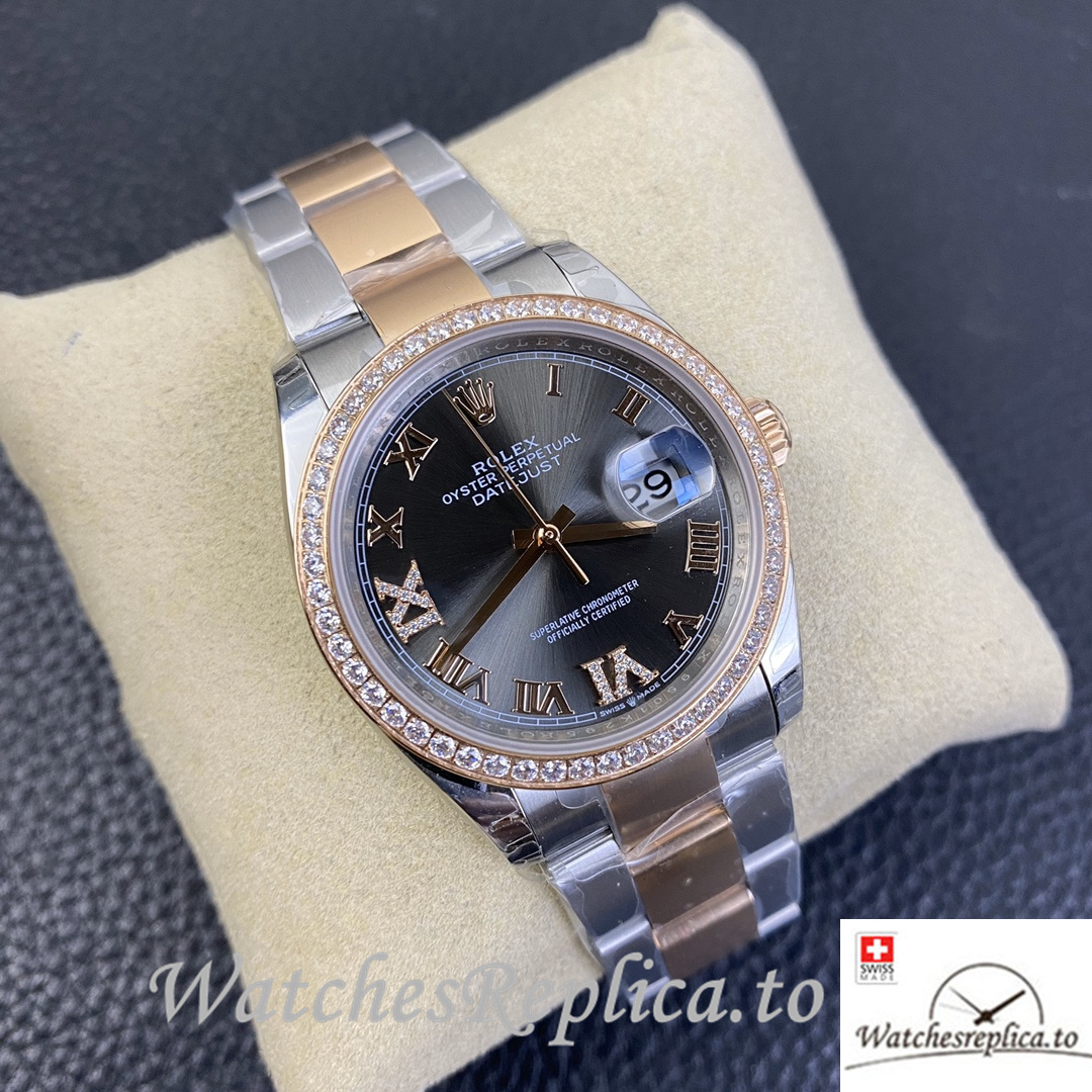 Swiss Rolex Datejust Replica 126233 Stainless steel strap 36MM - WatchesReplica.is