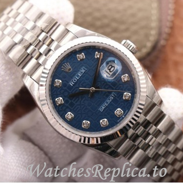 Swiss Rolex Datejust Replica 126233 Stainless steel strap 36MM - WatchesReplica.is