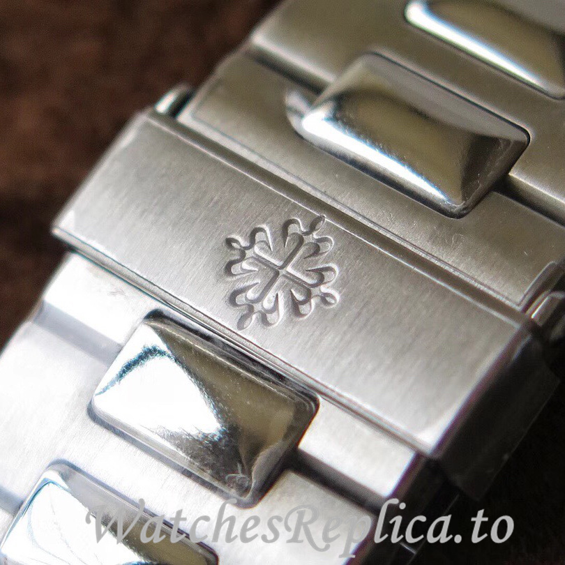 Patek Philippe Replica Nautilus Stainless steel strap 40MM - WatchesReplica.is