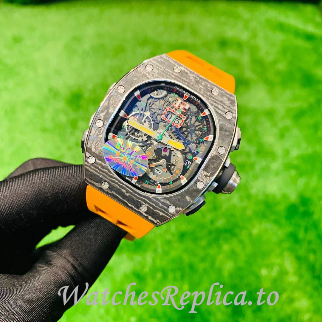 Richard Mille Replica RM62-01 Rubber strap 50MM - WatchesReplica.is