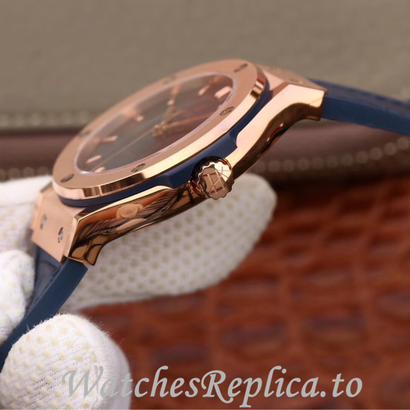 Hublot Replica 511.zp Leather strap 42MM - WatchesReplica.is
