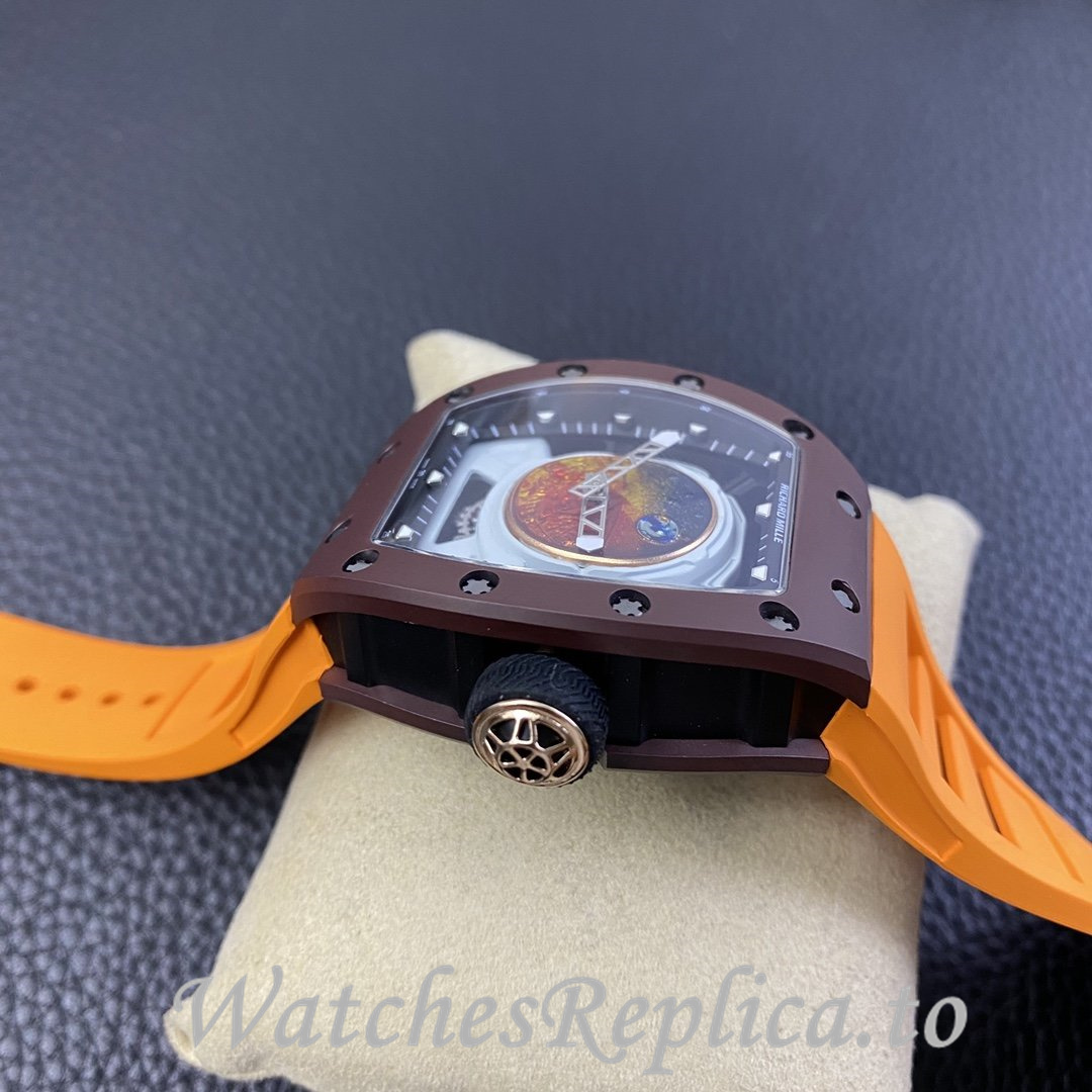 Richard Mille Replica RM52-05 Rubber strap 50MM - WatchesReplica.is