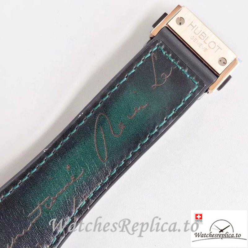 Swiss Hublot Classic Fusion Berluti Scritto Replica 511.OX.0500.VR.BER16 Green Strap 45MM - WatchesReplica.is