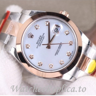 Swiss Rolex Datejust Replica 126301 Stainless steel strap 41MM - WatchesReplica.is