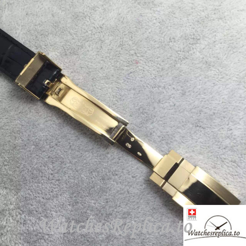 Swiss Rolex Daytona Replica 116518 Leather strap 40MM - WatchesReplica.is