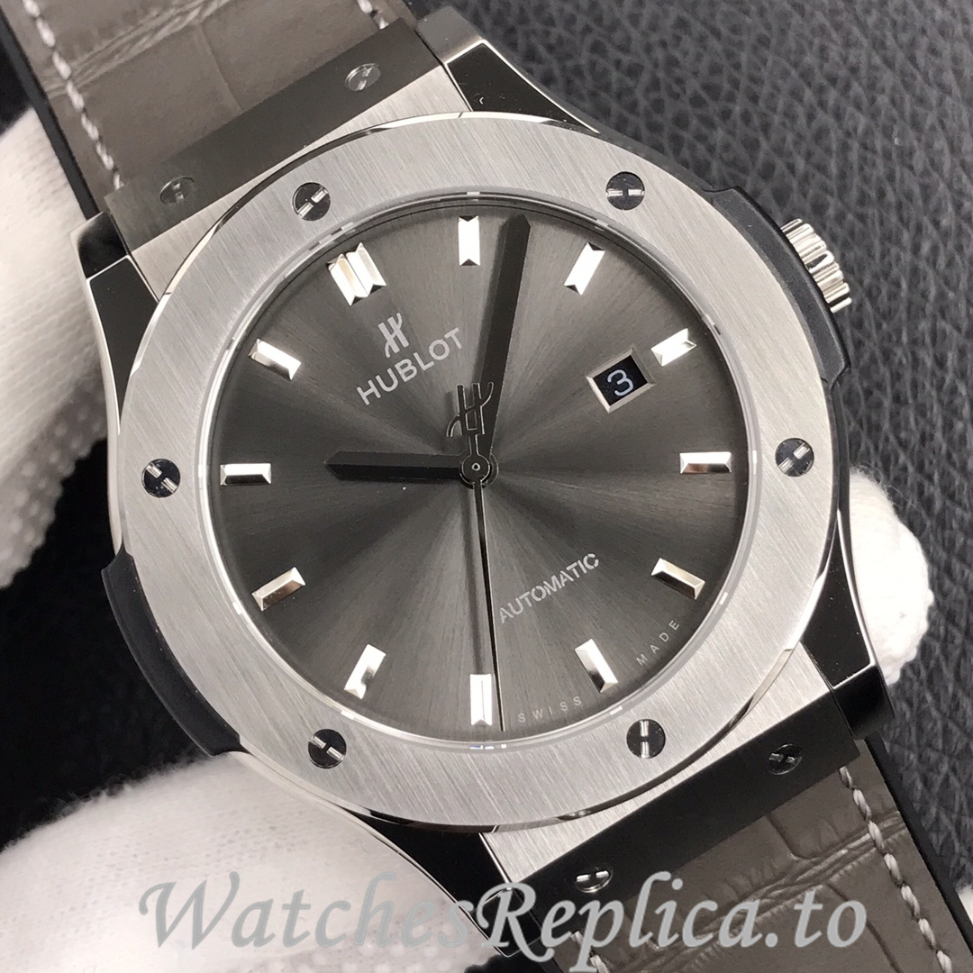 Hublot Replica Classic Fusion Series Leather strap 45MM - WatchesReplica.is