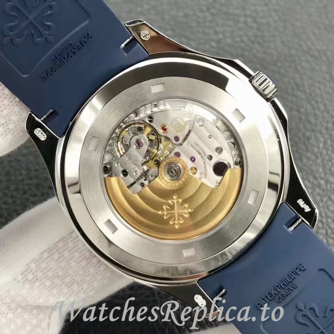 Patek Philippe Replica Aquanaut 5168G Rubber strap 40MM - WatchesReplica.is