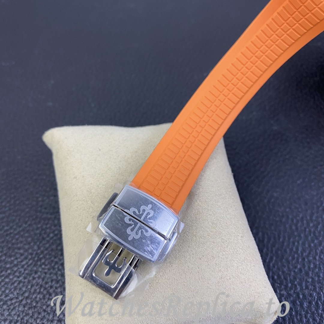 Patek Philippe Replica Aquanaut 5968A-001 Rubber strap 40MM - WatchesReplica.is