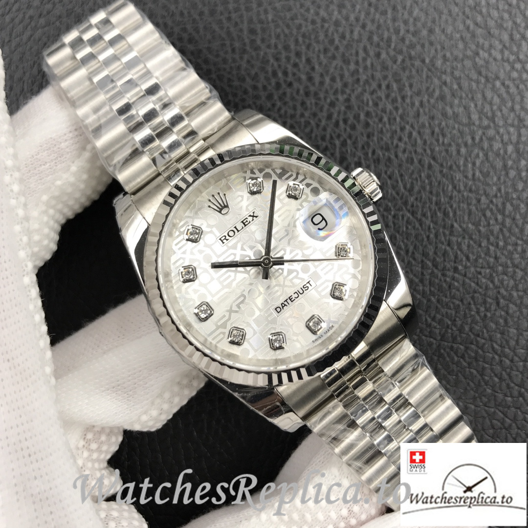 Swiss Rolex Datejust 126334 Replica Stainless steel strap 41MM - WatchesReplica.is