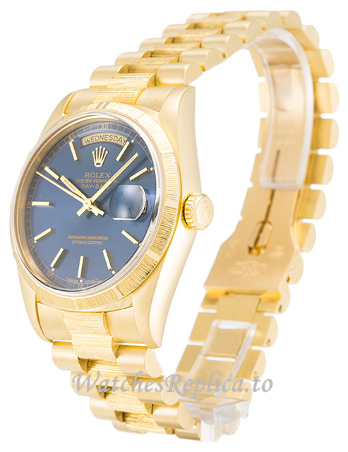 Rolex Day-Date Blue Dial 18248 - WatchesReplica.is