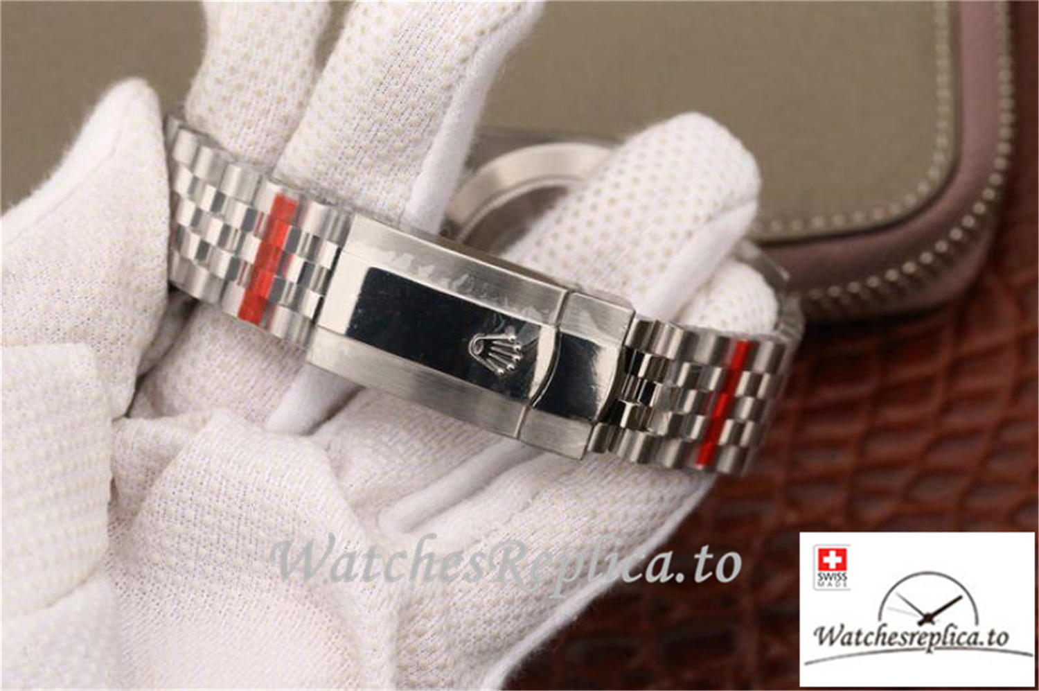 Swiss Rolex Datejust Replica 116200 001 White Dial 41MM - WatchesReplica.is