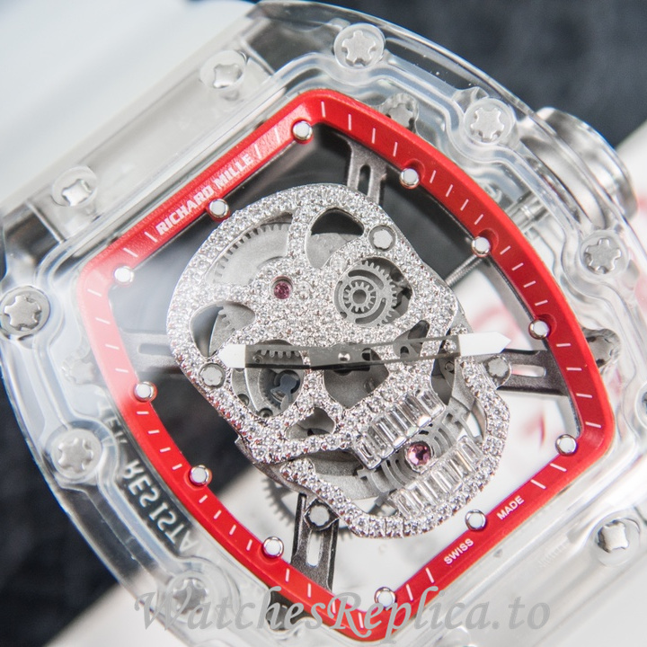 Richard Mille Replica RM052 Rubber strap 50MM - WatchesReplica.is