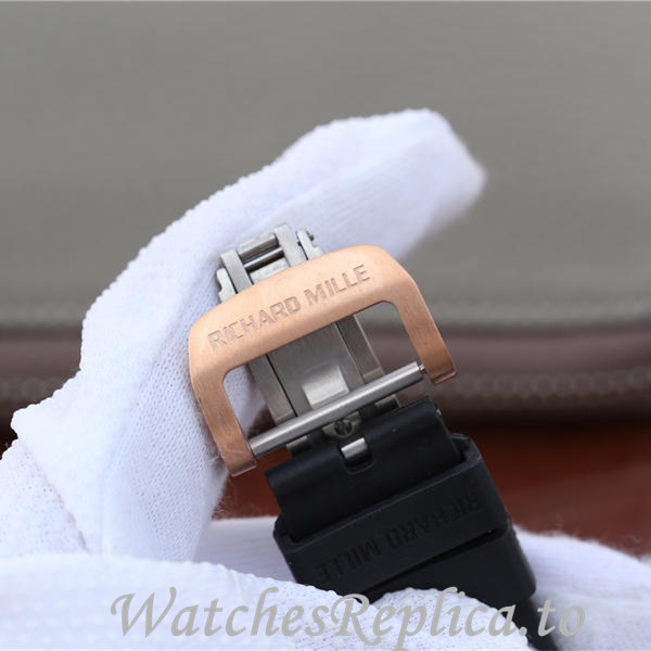 Richard Mille Replica RM011 Rubber strap 50MM - WatchesReplica.is