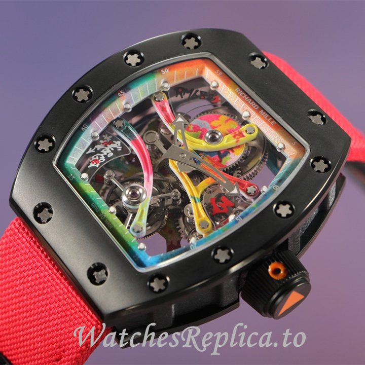 Richard Mille Replica RM68-01 Canvas strap 51MM - WatchesReplica.is