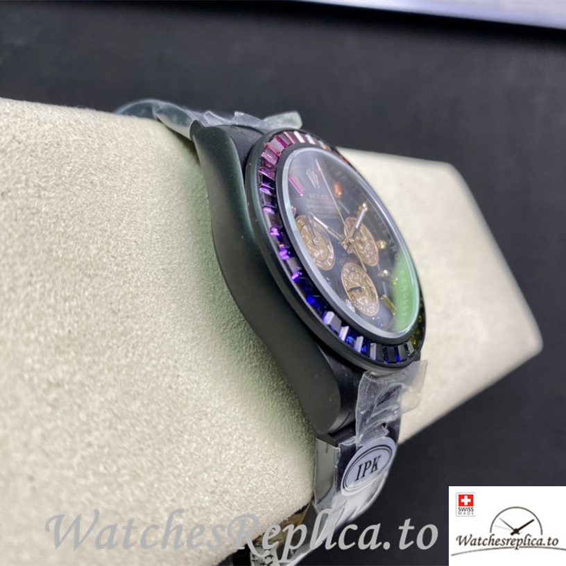 Swiss Rolex Daytona 116598RBOW Replica Stainless steel strap 40MM - WatchesReplica.is