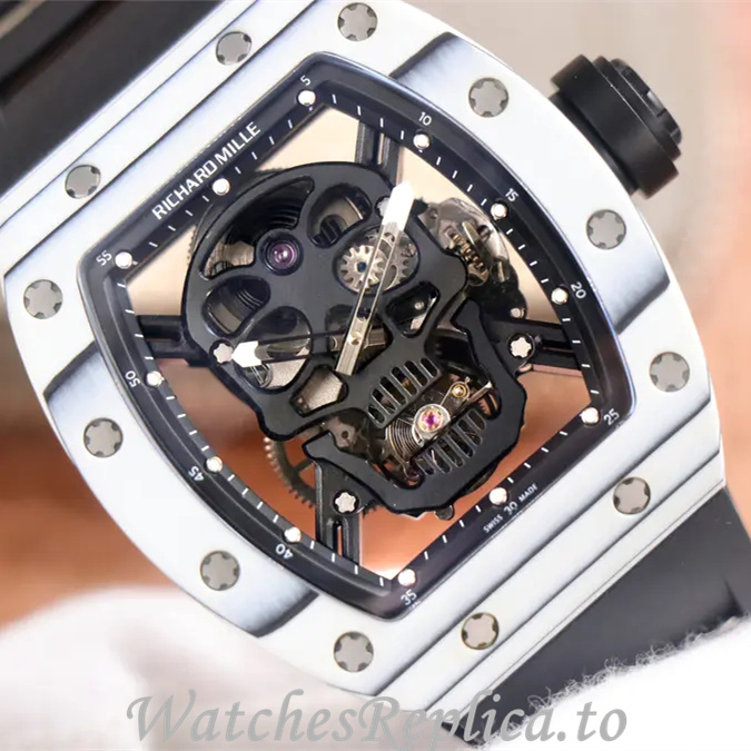 Richard Mille Replica RM52-01 Rubber strap 50MM - WatchesReplica.is