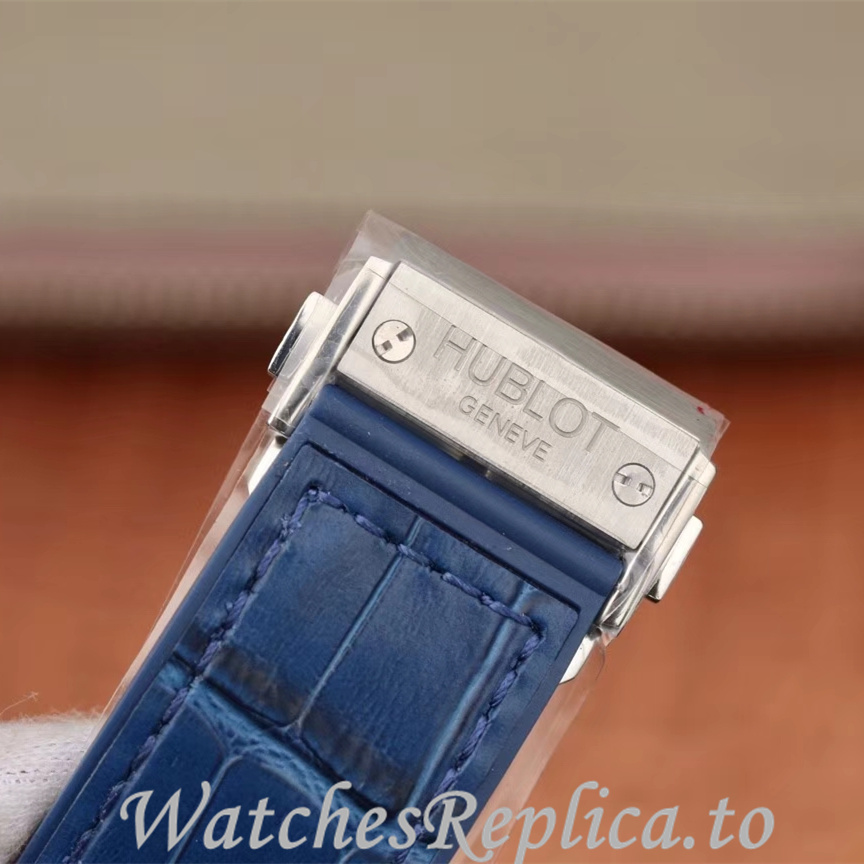 Hublot Replica Big Bang Leather strap 44MM - WatchesReplica.is