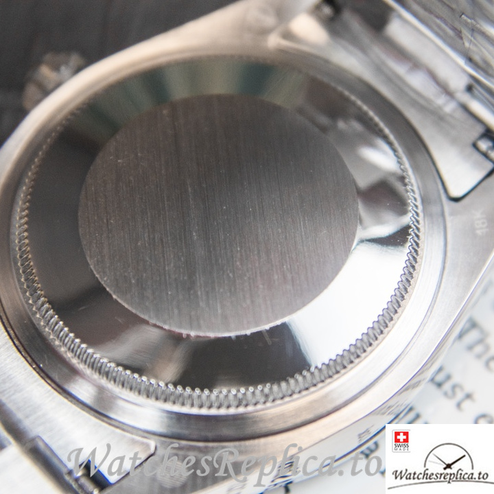 Swiss Rolex Day Date Replica Stainless steel strap 40MM - WatchesReplica.is