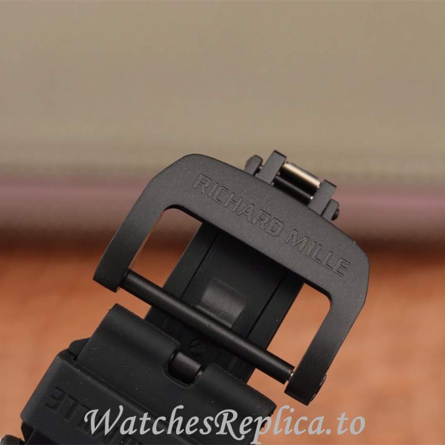 Richard Mille Replica RM001 Rubber strap 50MM - WatchesReplica.is