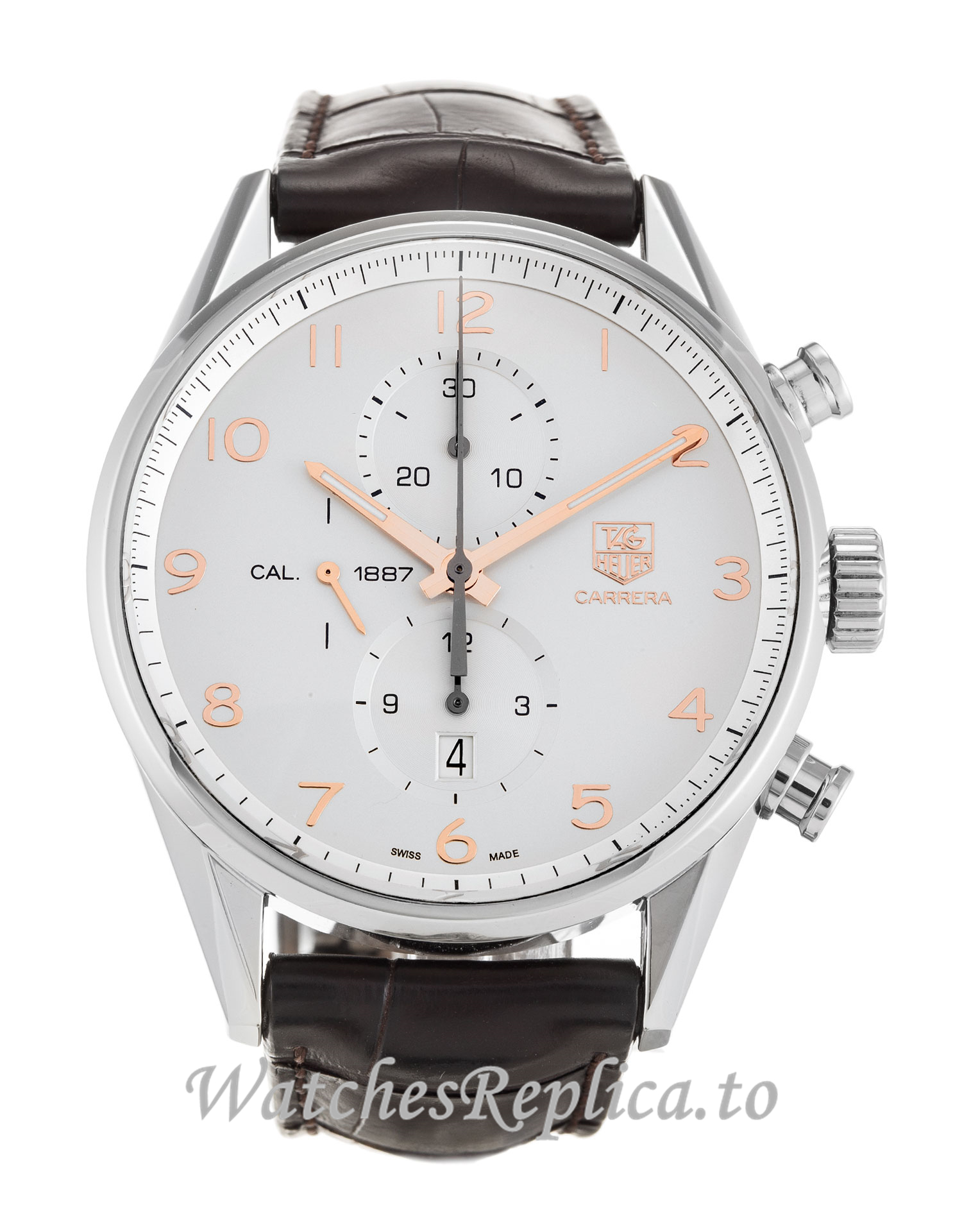 Tag Heuer Carrera Silver Dial CAR2012.FC6236 43MM - WatchesReplica.is