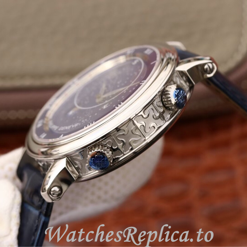 Patek Philippe Replica Complications 5102 Leather strap 43MM - WatchesReplica.is