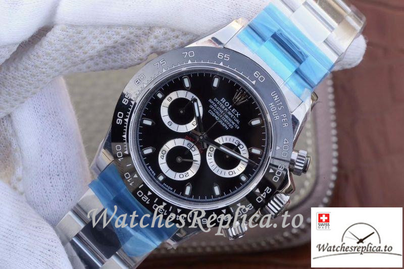 Swiss Rolex Daytona Cosmograph Replica 116500LN Stick Markers 40MM - WatchesReplica.is